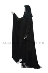 Aljahan Hajj & Umrah Abaya Box – Pleated Front-Close Modest Wear D-2266