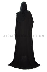 Aljahan Hajj & Umrah Abaya Box – Pleated Front-Close Modest Wear D-2266