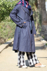 Denim Sherwani Short Coat