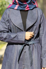 Denim Sherwani Short Coat