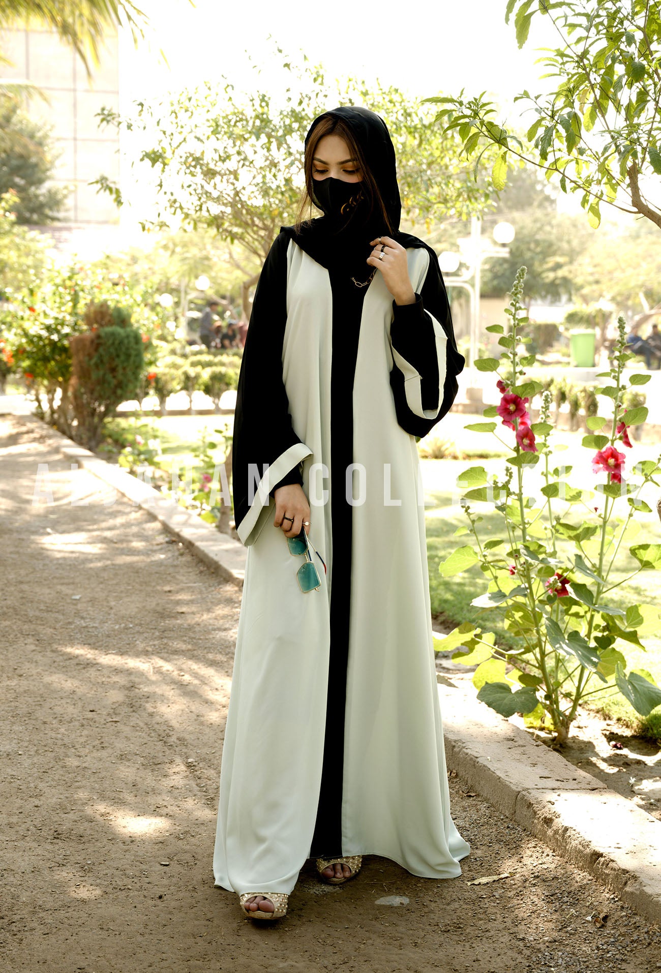 Georgette Front Open Abaya