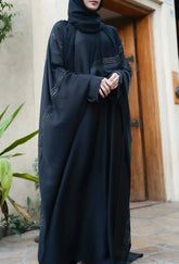 Hareer Arabic Abaya with Stone Work
