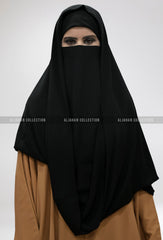 Misri Niqab Black Colour