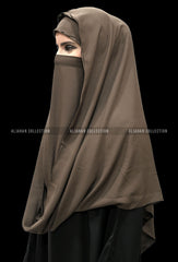 Misri Niqab Brown Colour