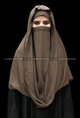 Misri Niqab Brown Colour