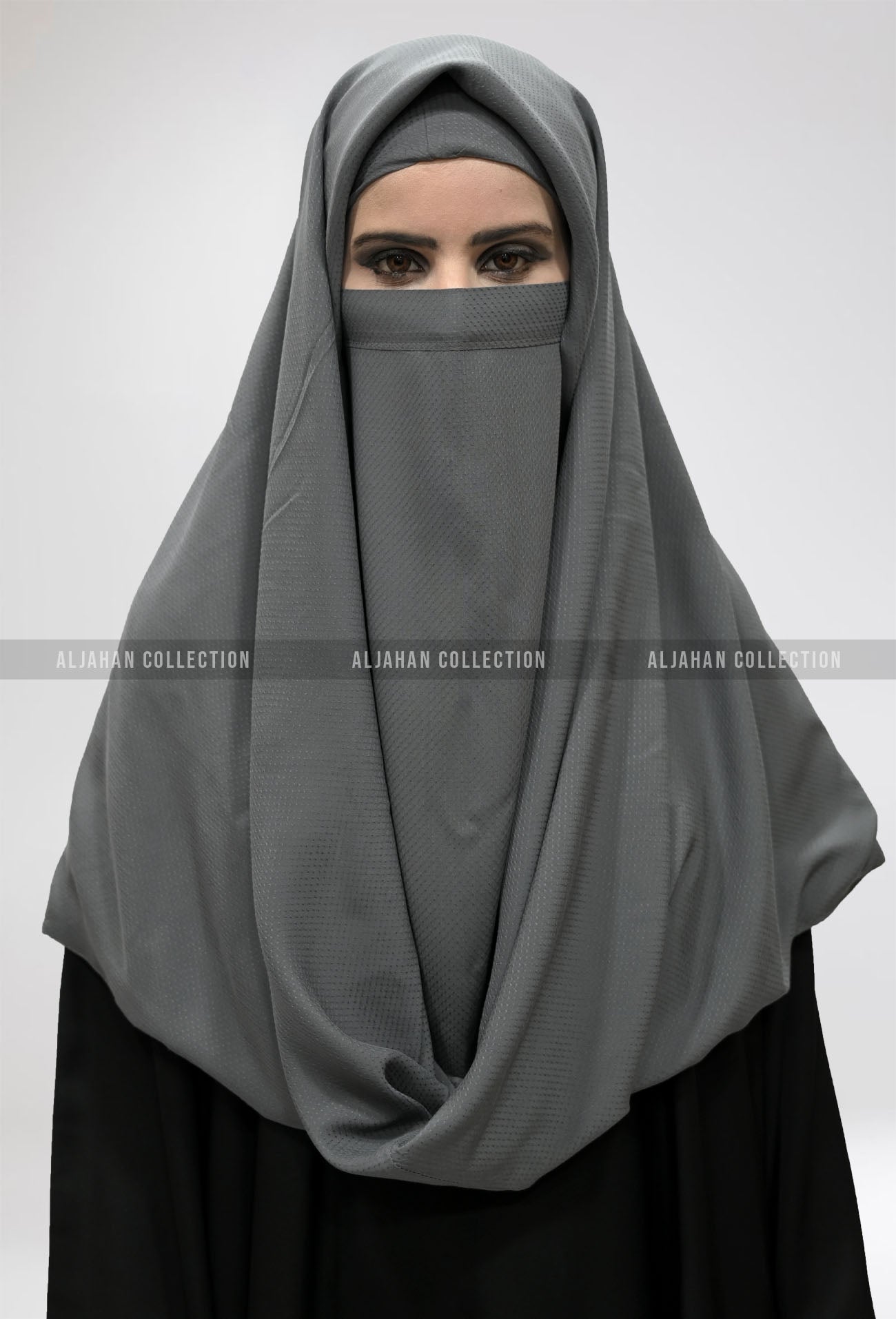 Misri Niqab Grey Colour