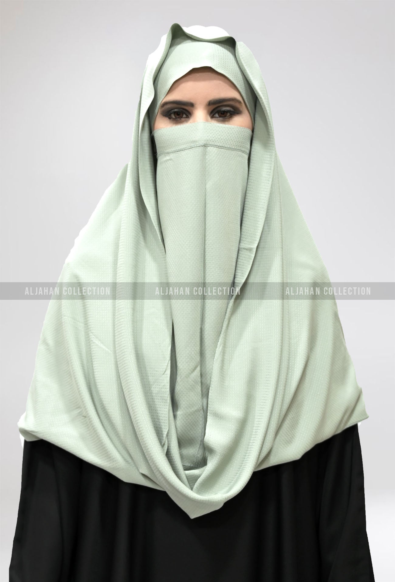 Misri Niqab Sea Green Colour