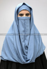 Misri Niqab Sky Blue Colour