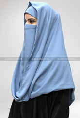 Misri Niqab Sky Blue Colour