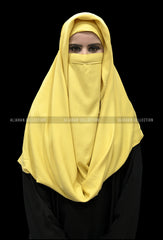 Misri Niqab Yellow Colour
