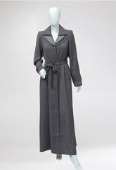 TURKISH LONG COAT DOUBLE LONG COLLAR