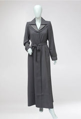 TURKISH LONG COAT DOUBLE LONG COLLAR