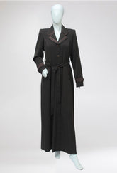 Turkish Long Coat Butterfly Collar