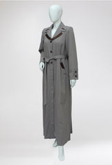 Turkish Vampire Grey Long Coat