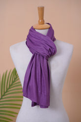 Elegant Plain Jersey Scarf – Stretchable & Breathable