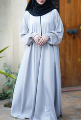 Zoom Front Zipper with Maxi Style Abaya