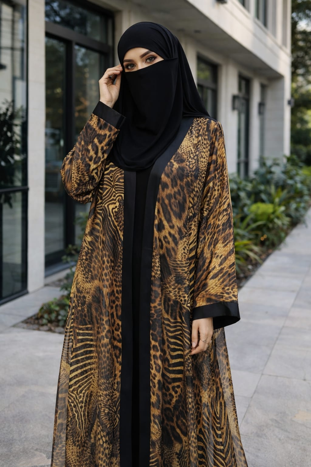 Swiss Cherry Printed Fabric - Golden Safari